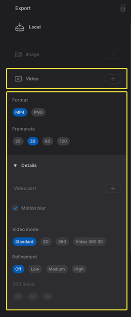 twinmotion export settings